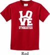 Kids Gymnastics Shirt Love Gymnastics Tee T-Shirt