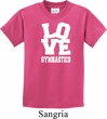 Kids Gymnastics Shirt Love Gymnastics Tee T-Shirt