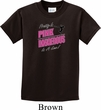 Kids Gymnastics Shirt Pretty in Pink Dangerous in a Leo Tee T-Shirt
