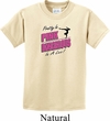 Kids Gymnastics Shirt Pretty in Pink Dangerous in a Leo Tee T-Shirt