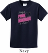 Kids Gymnastics Shirt Pretty in Pink Dangerous in a Leo Tee T-Shirt