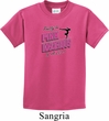 Kids Gymnastics Shirt Pretty in Pink Dangerous in a Leo Tee T-Shirt