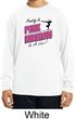 Kids Gymnastics Shirt Pretty in Pink Dry Wicking Long Sleeve T-Shirt