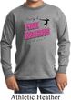 Kids Gymnastics Shirt Pretty in Pink Long Sleeve Tee T-Shirt