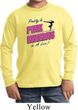Kids Gymnastics Shirt Pretty in Pink Long Sleeve Tee T-Shirt