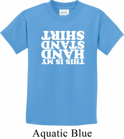 Kids Gymnastics Shirt This Is My Handstand Shirt Tee T-Shirt