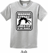 Kids Gymnastics Shirt Warning Gymnast Tee T-Shirt