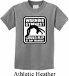 Kids Gymnastics Shirt Warning Gymnast Tee T-Shirt