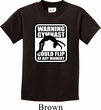 Kids Gymnastics Shirt Warning Gymnast Tee T-Shirt