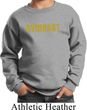 Kids Gymnastics Sweatshirt Gold Shimmer Gymnast Sweat Shirt
