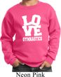 Kids Gymnastics Sweatshirt Love Gymnastics Sweat Shirt