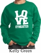 Kids Gymnastics Sweatshirt Love Gymnastics Sweat Shirt