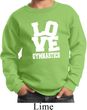 Kids Gymnastics Sweatshirt Love Gymnastics Sweat Shirt