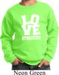 Kids Gymnastics Sweatshirt Love Gymnastics Sweat Shirt