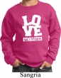 Kids Gymnastics Sweatshirt Love Gymnastics Sweat Shirt
