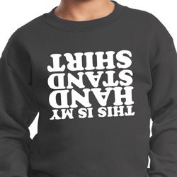 Kids Gymnastics Sweatshirt This Is My Handstand Shirt Sweat Shirt