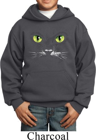 Kids Halloween Hoodie Black Cat Hoody