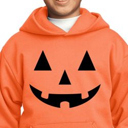 Kids Halloween Hoodie Black Jack O Lantern Hoody