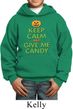 Kids Halloween Hoodie Keep Calm and Give Me Candy Hoody