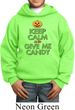 Kids Halloween Hoodie Keep Calm and Give Me Candy Hoody