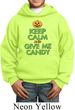 Kids Halloween Hoodie Keep Calm and Give Me Candy Hoody