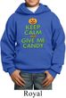 Kids Halloween Hoodie Keep Calm and Give Me Candy Hoody