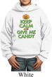 Kids Halloween Hoodie Keep Calm and Give Me Candy Hoody