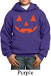 Kids Halloween Hoodie Orange Jack O Lantern Hoody