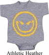 Kids Halloween Romper Evil Smiley Face Onesie