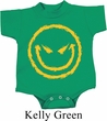 Kids Halloween Romper Evil Smiley Face Onesie