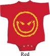 Kids Halloween Romper Evil Smiley Face Onesie