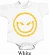 Kids Halloween Romper Evil Smiley Face Onesie