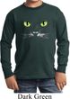 Kids Halloween Shirt Black Cat Long Sleeve Tee T-Shirt