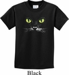 Kids Halloween Shirt Black Cat Tee T-Shirt