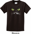 Kids Halloween Shirt Black Cat Tee T-Shirt