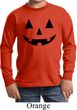 Kids Halloween Shirt Black Jack O Lantern Long Sleeve Tee T-Shirt