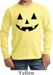 Kids Halloween Shirt Black Jack O Lantern Long Sleeve Tee T-Shirt