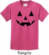 Kids Halloween Shirt Black Jack O Lantern Tee T-Shirt