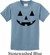 Kids Halloween Shirt Black Jack O Lantern Tee T-Shirt