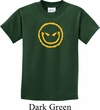 Kids Halloween Shirt Evil Smiley Face Tee T-Shirt
