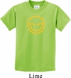 Kids Halloween Shirt Evil Smiley Face Tee T-Shirt