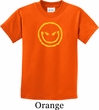 Kids Halloween Shirt Evil Smiley Face Tee T-Shirt