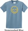Kids Halloween Shirt Evil Smiley Face Tee T-Shirt