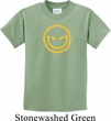 Kids Halloween Shirt Evil Smiley Face Tee T-Shirt