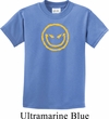 Kids Halloween Shirt Evil Smiley Face Tee T-Shirt