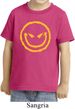 Kids Halloween Shirt Evil Smiley Face Toddler Tee T-Shirt