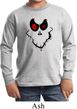 Kids Halloween Shirt Ghost Face Long Sleeve Tee T-Shirt