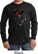 Kids Halloween Shirt Ghost Face Long Sleeve Tee T-Shirt