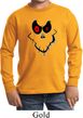 Kids Halloween Shirt Ghost Face Long Sleeve Tee T-Shirt