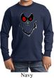 Kids Halloween Shirt Ghost Face Long Sleeve Tee T-Shirt